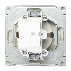 Розетка Systeme Electric ArtGallery встраиваемая алюминий со шторками с крышкой (GAL000346) - фото 5