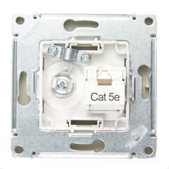 Розетка телевизионная/ компьютерная Systeme Electric ArtGallery встраиваемая алюминий TV/ RJ45 (GAL000389) - фото 4