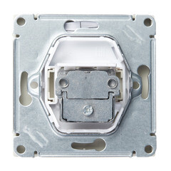 Розетка телевизионная Systeme Electric ArtGallery встраиваемая алюминий 1DB (GAL000391) - фото 4