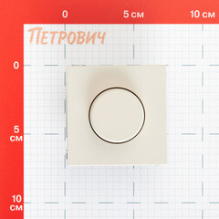 Диммер Systeme Electric ArtGallery поворотно-нажимной встраиваемый песочный (GAL001223) - фото 2