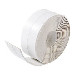 Изображение товара Лента бордюрная для ванны самоклеящаяся 38х3350 белая Аккурат