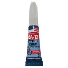 Клей цианоакрилатный Cosmofen Ca-12 CA-500.160 секундный прозрачный 3 г