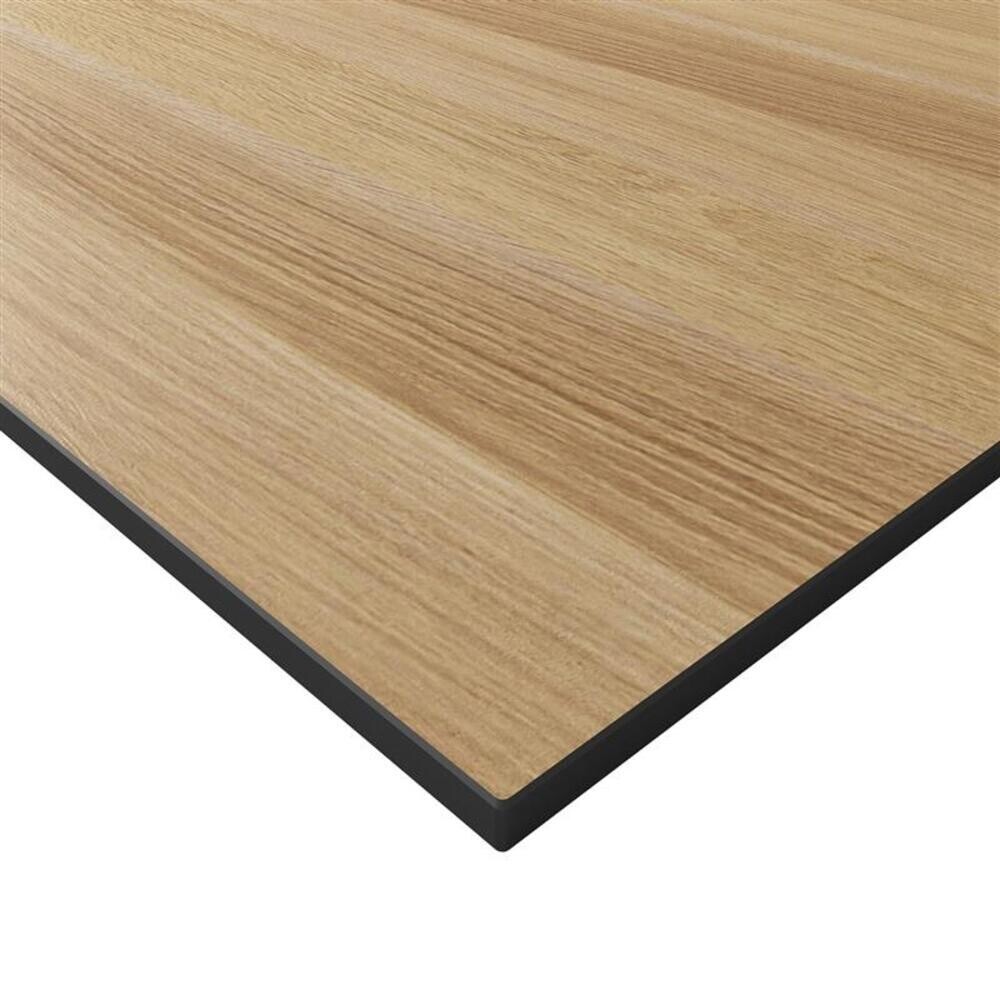 Столешница дуб могул 1200х600х12 мм компакт-ламинат с плинтусом Slotex