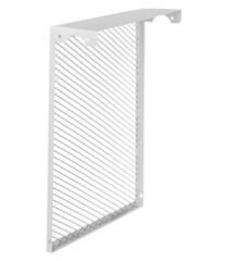 Экран декоративный металлический Evecs ДМЭР 610х490 мм белый 5-ти секционный - фото 5