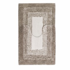 Изображение товара Набор ковриков для ванной и туалета бежевый 50х80/50х40 см Delphinium Азалия (103379)