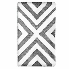 Коврик для ванной черный 80х50 см Delphinium Линия (103377) - фото 1