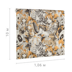 Обои компакт-винил на флизелиновой основе Palitra Home Anime HC72283-49 (1,06х10,05 м) - фото 2