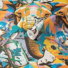 Обои компакт-винил на флизелиновой основе Palitra Home Anime HC72283-63 (1,06х10,05 м) - фото 1