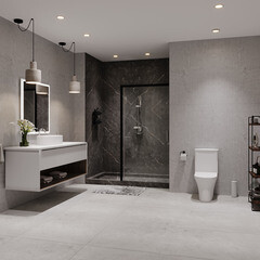 Керамогранит Lavelly Urban Lines серый матовый 800х800х9 мм (2 шт.=1,28 кв.м) - фото 3