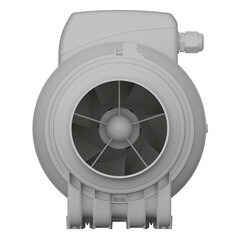 Вентилятор канальный осевой Era Pro Typhoon d125 мм белый - фото 2