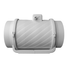 Вентилятор канальный осевой Era Pro Typhoon d200 мм белый - фото 3