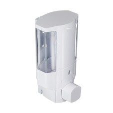 Диспенсер для мыла Zalel 380 мл пластик белый (MJ9010)