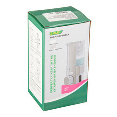 Диспенсер для мыла Zalel 380 мл пластик белый (MJ9010) - фото 3