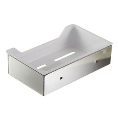 Полка для ванной Zenfort 210х135х63 мм металл/пластик хром (101198) - фото 4