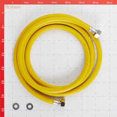 Шланг для газа ПВХ армированный Elka 3/4 ВР(г) х 3/4 ВР(г) 300 см желтый - фото 2