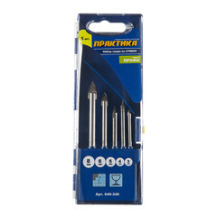 Набор сверл по плитке и стеклу Практика 3-8 мм (5 шт.) (640-346) - фото 3