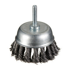 Кордщетка для дрели Debever витая жесткая чашеобразная d75 мм (DB80163415) - фото 1