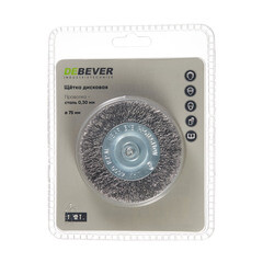 Кордщетка для дрели Debever мягкая радиальная d75 мм (DB80163366) - фото 3