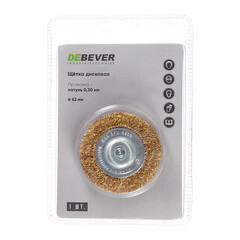 Кордщетка для дрели Debever мягкая радиальная d62 мм (DB80163375) - фото 3