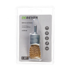 Кордщетка для дрели Debever мягкая кистеобразная d25 мм (DB80163392) - фото 3