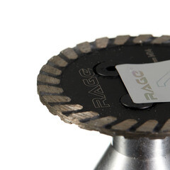 Диск алмазный по бетону Rage by Vira 50х22,2х1,6 мм турбо с фланцем М14 сухой рез (603124) - фото 4