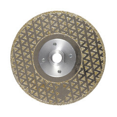 Диск алмазный по керамограниту гальванический Rage by Vira 125х22,2х2,2 мм сплошной с фланцем М14 сухой рез (603127) - фото 5