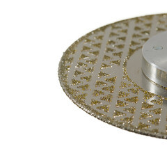 Диск алмазный по керамограниту гальванический Rage by Vira 125х22,2х2,2 мм сплошной с фланцем М14 сухой рез (603127) - фото 4