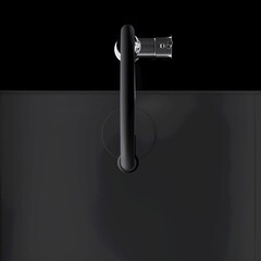 Смеситель для кухни AM.PM Like хром/черный с гибким изливом однорычажный (F8013000) - фото 5