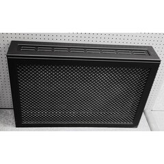 Крышка для экрана радиатора De Luxe 900х170 мм универсальная черная - фото 3