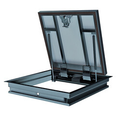 Изображение товара Люк ревизионный под плитку напольный Хаммер Бонд стальной 600х600 мм скрытый