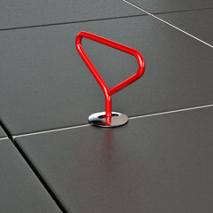 Люк ревизионный под плитку напольный Хаммер Бонд стальной 700х700 мм скрытый - фото 2