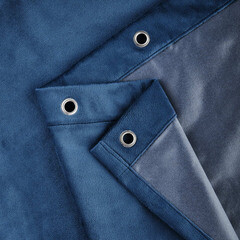 Штора для ванны Moroshka Velvet 2000х1800 мм полиэстер синяя (982-301-02) - фото 4