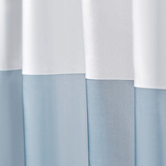 Штора для ванны Moroshka Teriberka 1800х1800 мм полиэстер голубая/белая (977-301-03) - фото 4