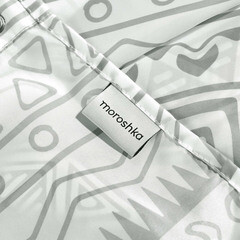 Штора для ванны Moroshka Nomads 1800х1800 мм полиэстер серая/белая (915-301-02) - фото 3