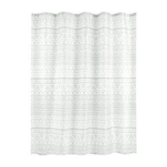 Изображение товара Штора для ванны Moroshka Nomads 1800х1800 мм полиэстер серая/белая (915-301-02)