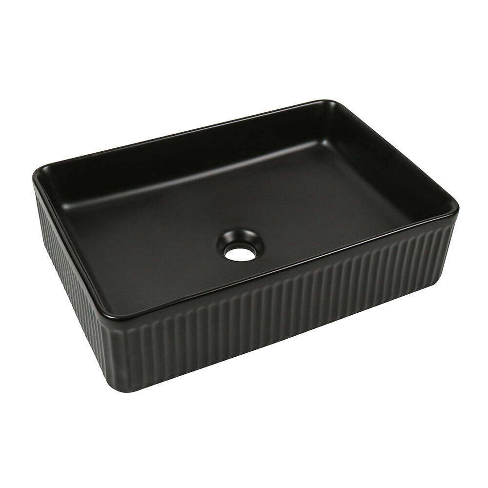 

Раковина Corsa Deco Lines 50 см накладная черная (ABLVX50RB), Черный