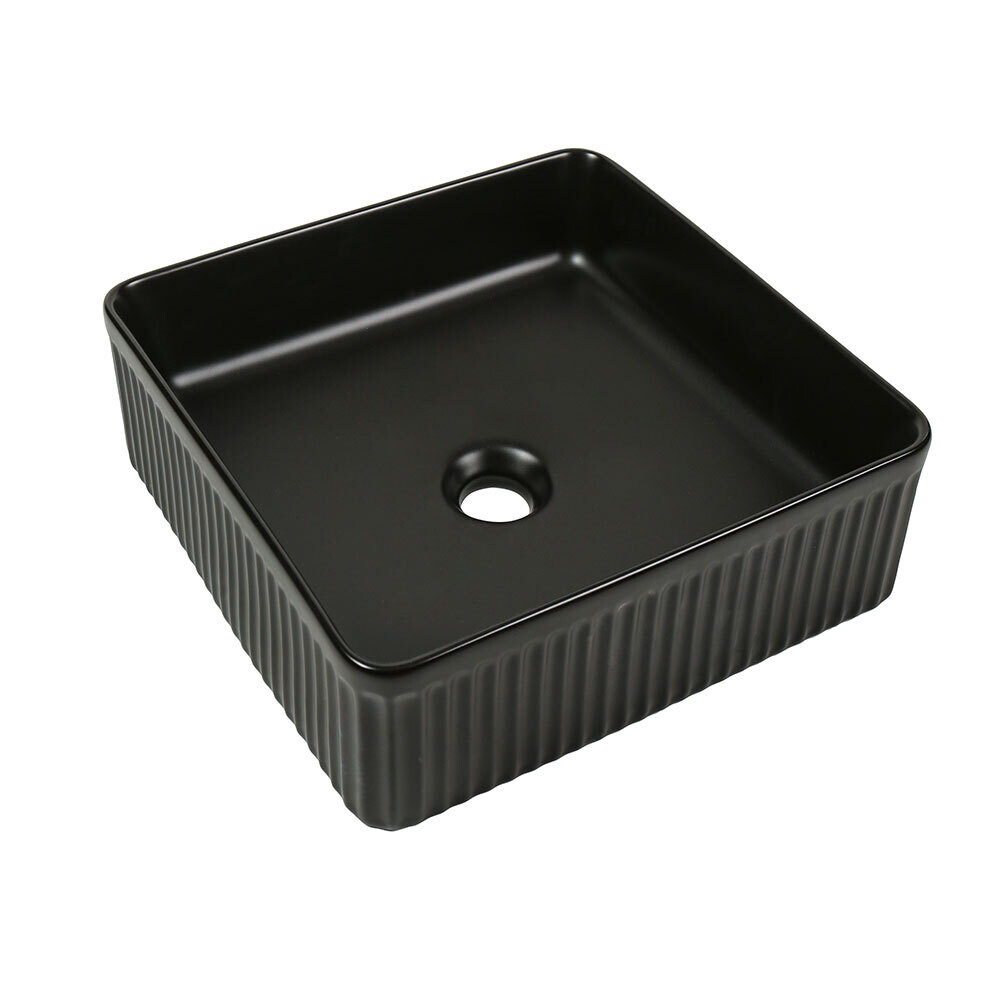 

Раковина Corsa Deco Lines 37 см накладная черная (ABLVX37QB), Черный