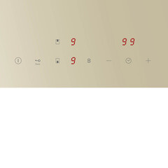 Варочная панель индукционная Lex EVI 320A IV 2 конфорки бежевая - фото 3