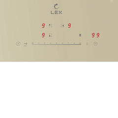 Варочная панель индукционная Lex EVI 631A IV 4 конфорки бежевая - фото 2