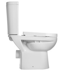 Унитаз-компакт Gesso Home de luxe W103 с горизонтальным выпуском с сиденьем дюропласт микролифт белый (9 015 618) - фото 2