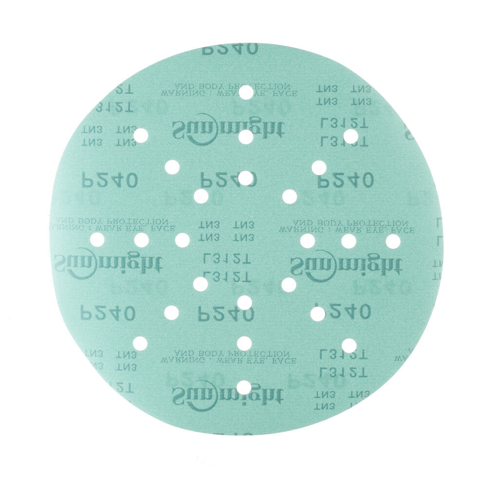 Изображение товара Шлифовальный круг Sunmight Film L312T 225 мм P240 на липучке для стен и потолков