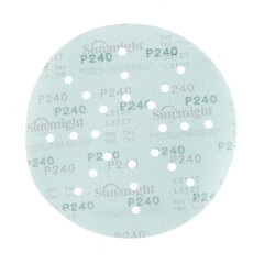 Диск шлифовальный Sunmight Film L312T d225 мм P240 на липучку пленочная основа (5 шт.) (53512R) - фото 4