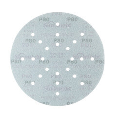 Диск шлифовальный Sunmight Film L312T d225 мм P80 на липучку пленочная основа (5 шт.) (53506R) - фото 4