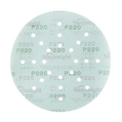Диск шлифовальный Sunmight Film L312T d225 мм P220 на липучку пленочная основа (5 шт.) (53511R) - фото 4