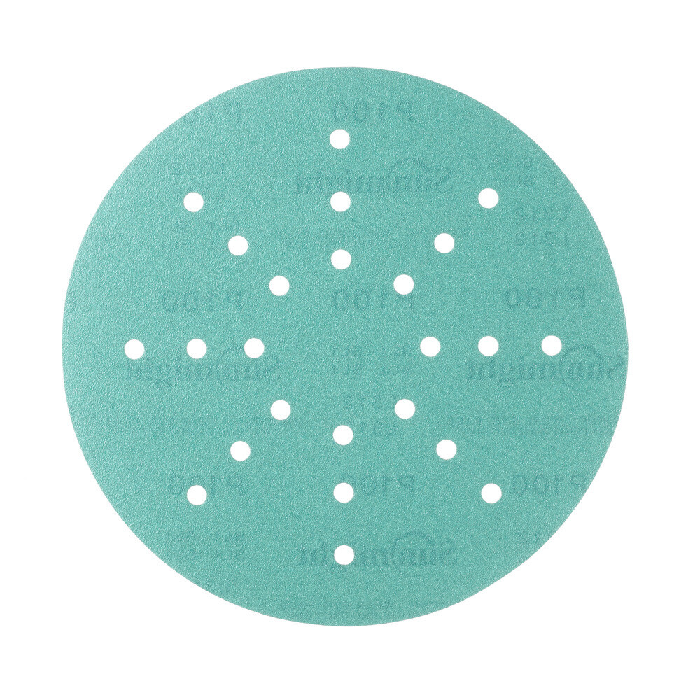 Изображение товара Шлифовальный круг Sunmight Film L312T d225 мм P100 на липучке (5 шт.)