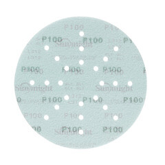 Диск шлифовальный Sunmight Film L312T d225 мм P100 на липучку пленочная основа (5 шт.) (53507R) - фото 4