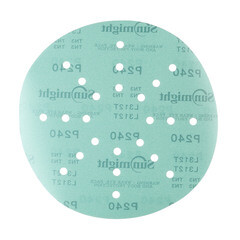Изображение товара Диск шлифовальный Sunmight Film L312T d225 мм P240 на липучку пленочная основа (50 шт.) (53512)