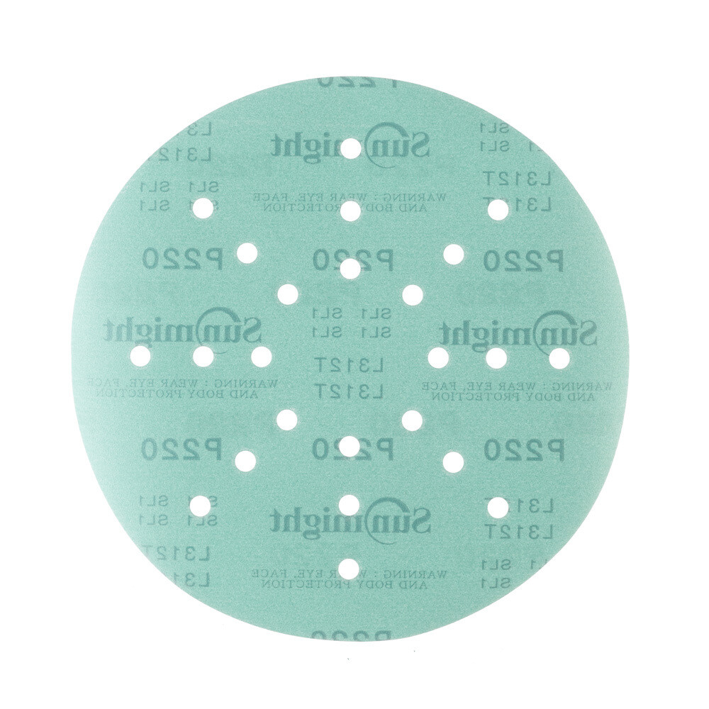 Изображение товара Шлифовальный диск Sunmight Film L312T диаметр 225 мм P220 на липучке 50 шт