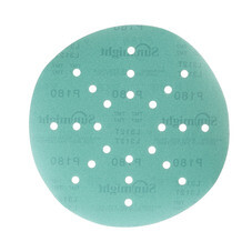 Диск шлифовальный Sunmight Film L312T d225 мм P180 на липучку пленочная основа (50 шт.) (53510)