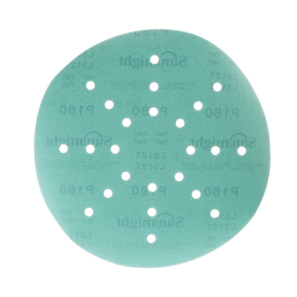 Изображение товара Шлифовальный диск Sunmight Film L312T 225 мм P180 на липучке для стен и потолков